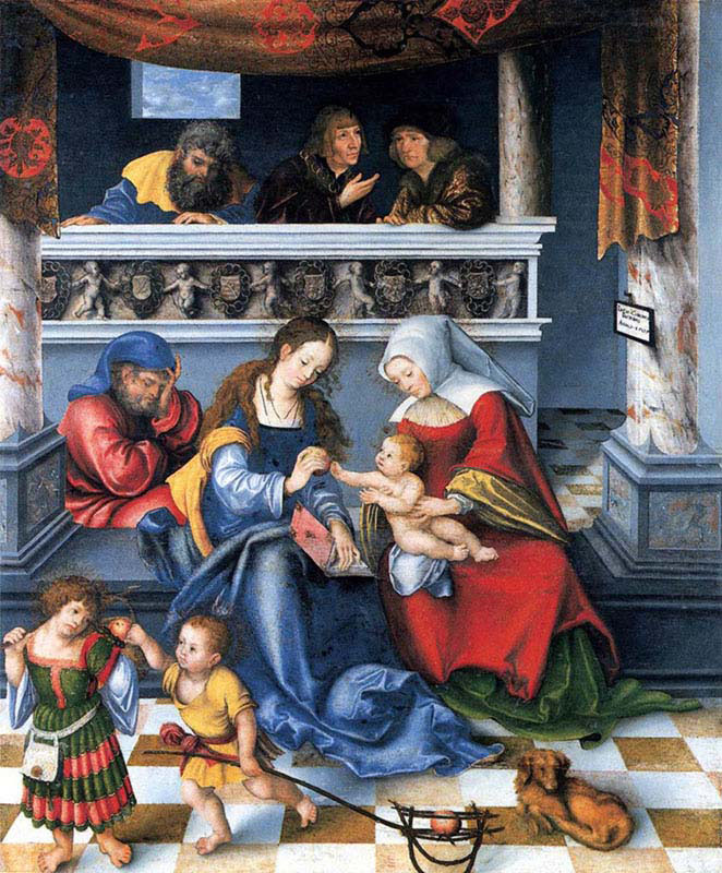 Holy Kinship (central panel)